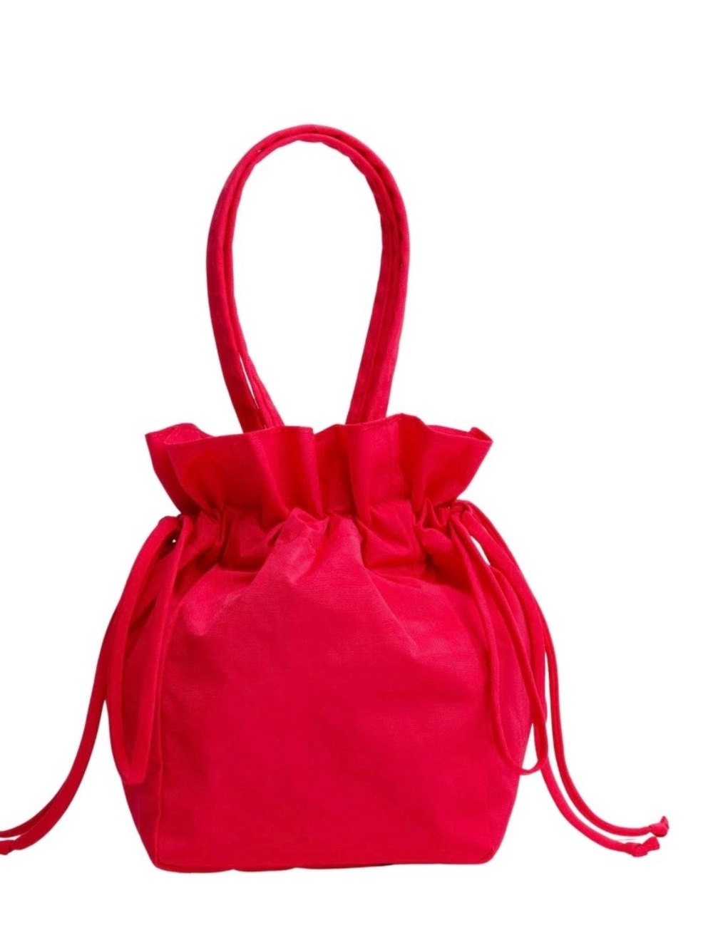 Baggu Nylon Drawstring Bag - Candy Apple - Picture 2 of 4